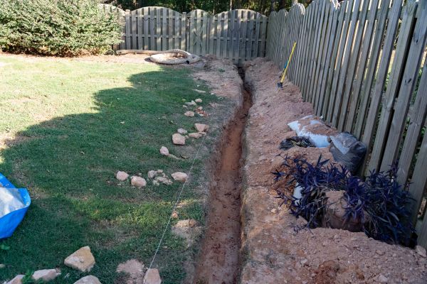 Trench Drain Installation in Midlothian