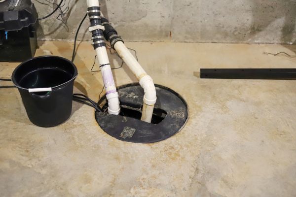 Basement Drainage Installation in Midlothian