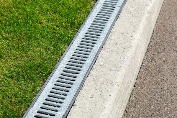Courtyard Drain Installation in Midlothian